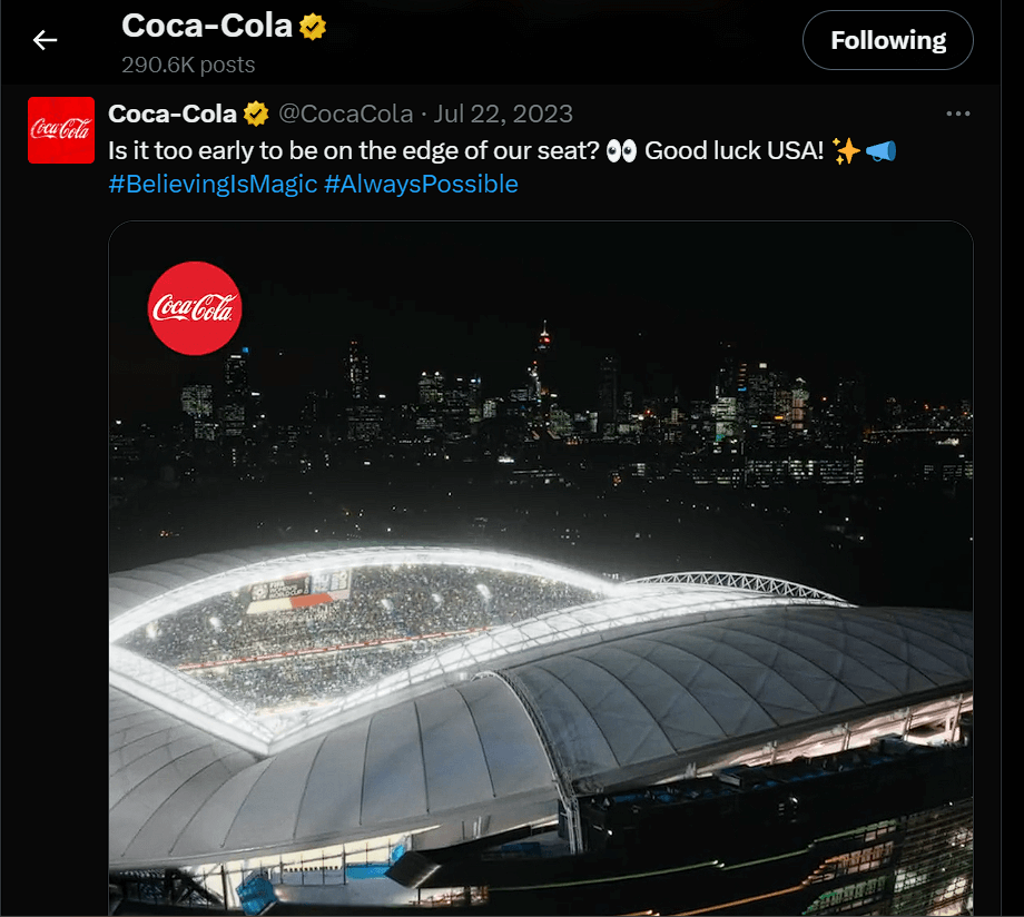 coca cola social media strategy